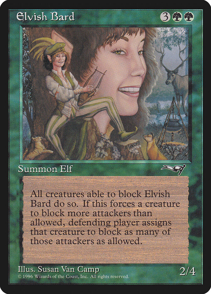 MTG Card Title: Elvish Bard ALL/87