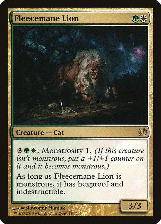 MTG Card Title: Fleecemane Lion THS/193