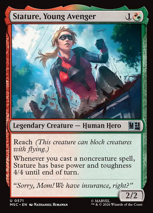 MTG Card Title: Stature, Young Avenger MSC/571