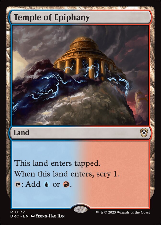 MTG Card Title: Temple of Epiphany DRC/177