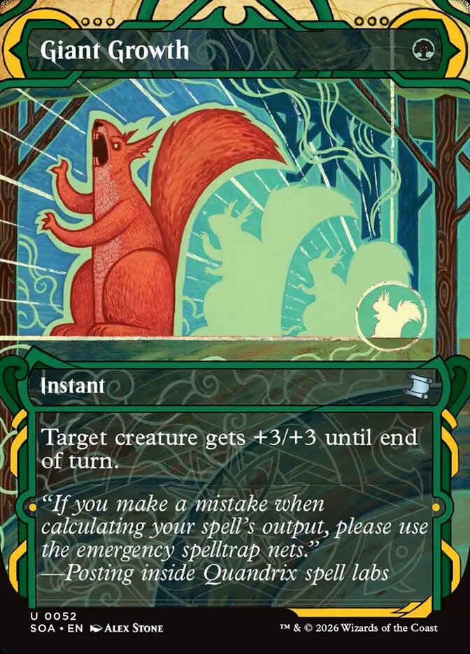 MTG Card Title: Giant Growth SOA/52