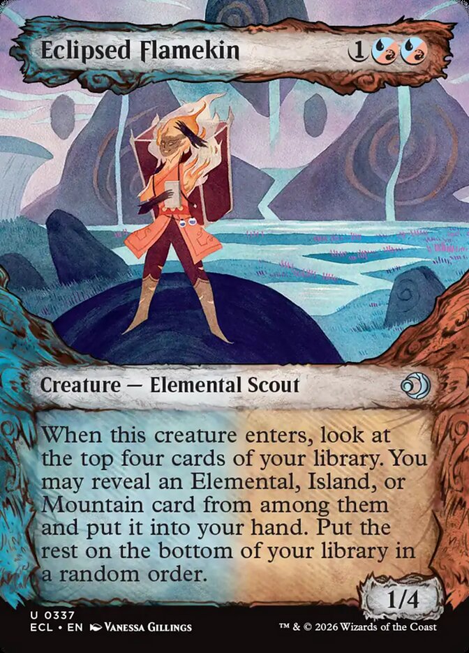 MTG Card Title: Eclipsed Flamekin ECL/337