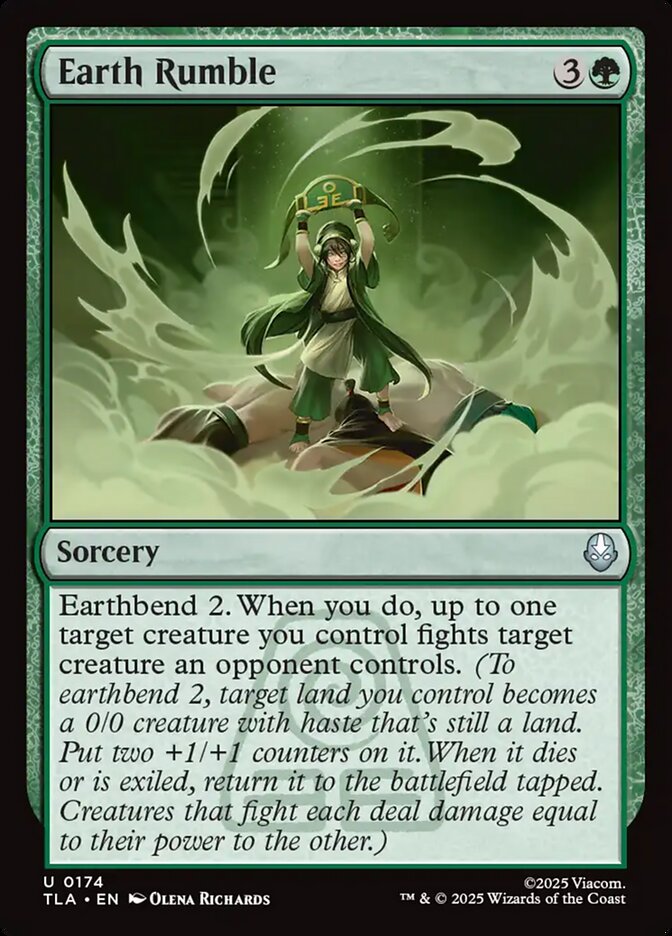 MTG Card Title: Earth Rumble TLA/174