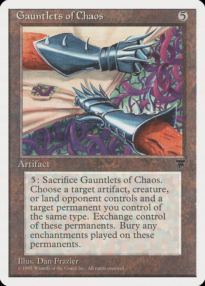 MTG Card Title: Gauntlets of Chaos CHR/99