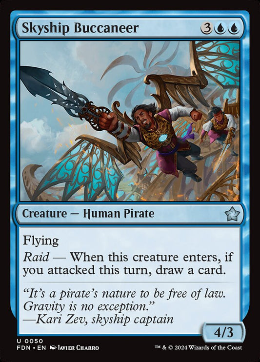 MTG Card Title: Skyship Buccaneer FDN/50