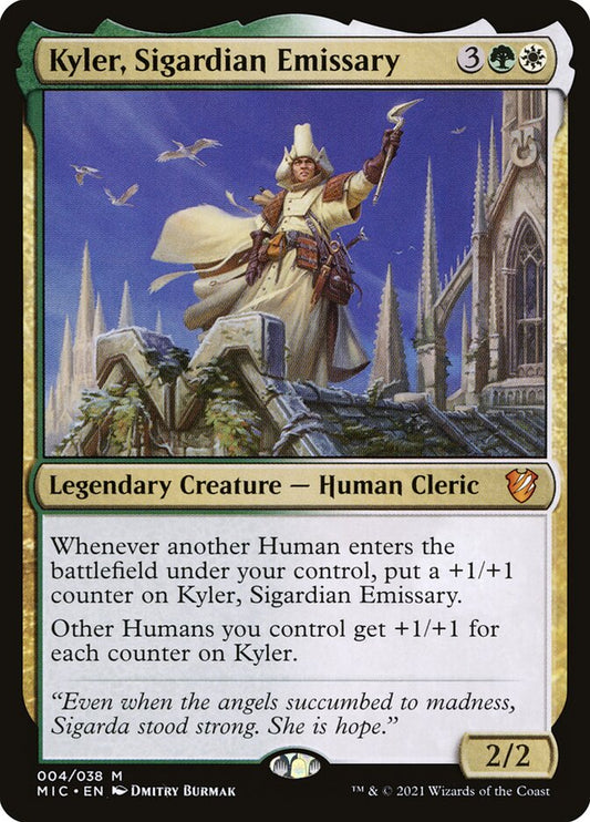 MTG Card Title: Kyler, Sigardian Emissary MIC/4