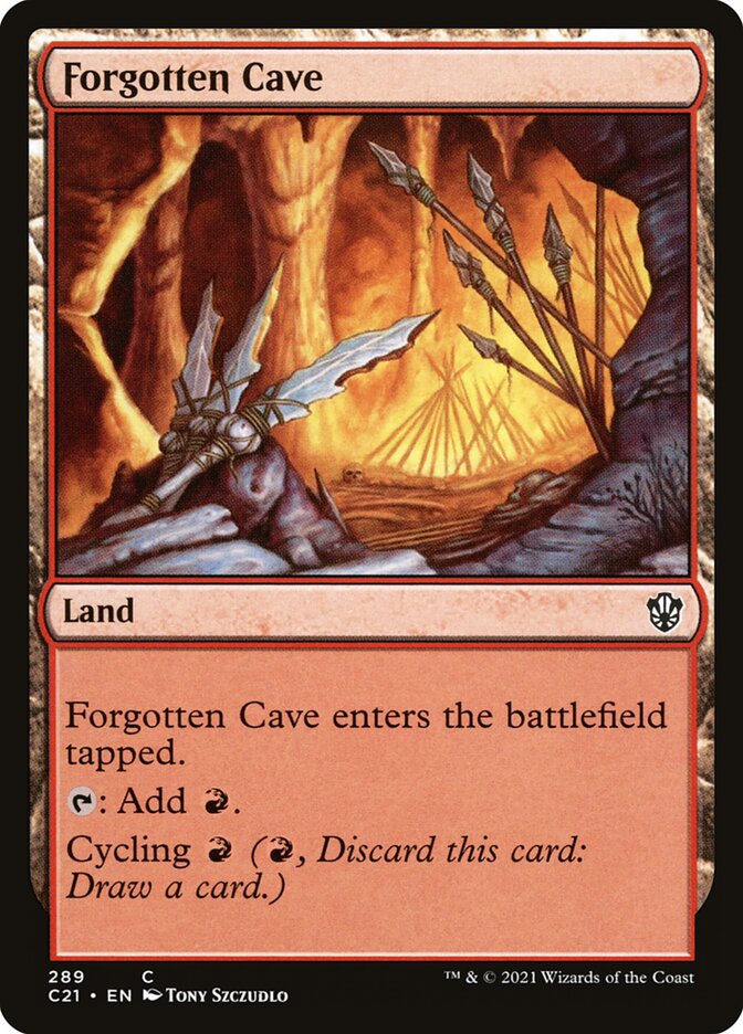 MTG Card Title: Forgotten Cave C21/289