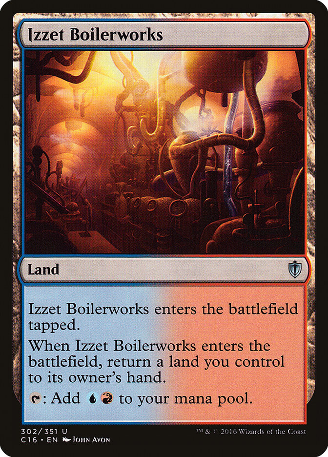 MTG Card Title: Izzet Boilerworks C16/302