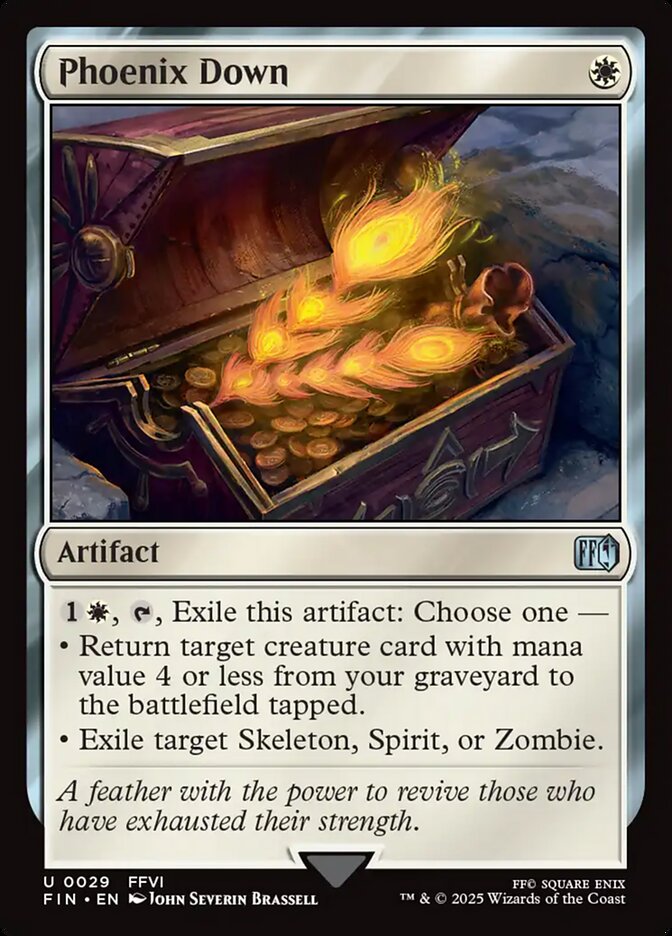 MTG Card Title: Phoenix Down FIN/29