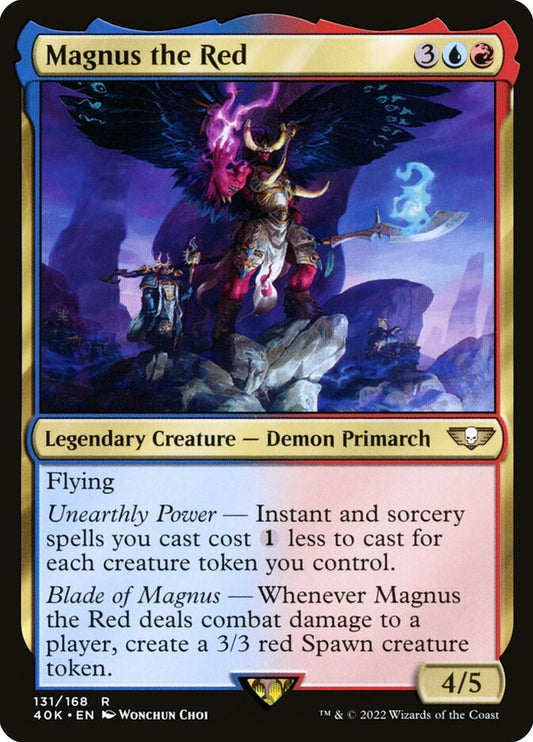 MTG Card Title: Magnus the Red 40K/131