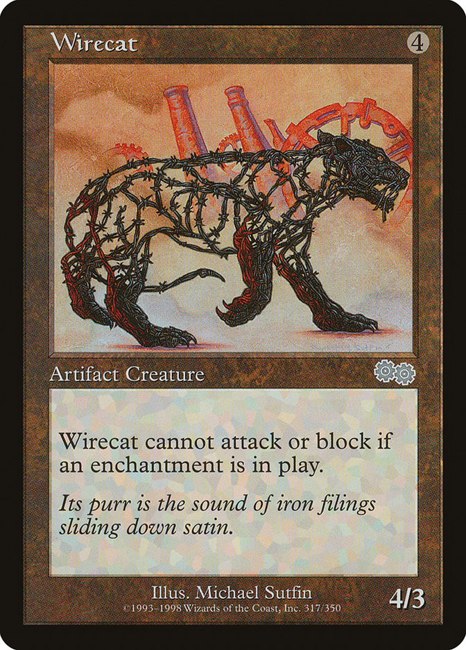 MTG Card Title: Wirecat USG/317