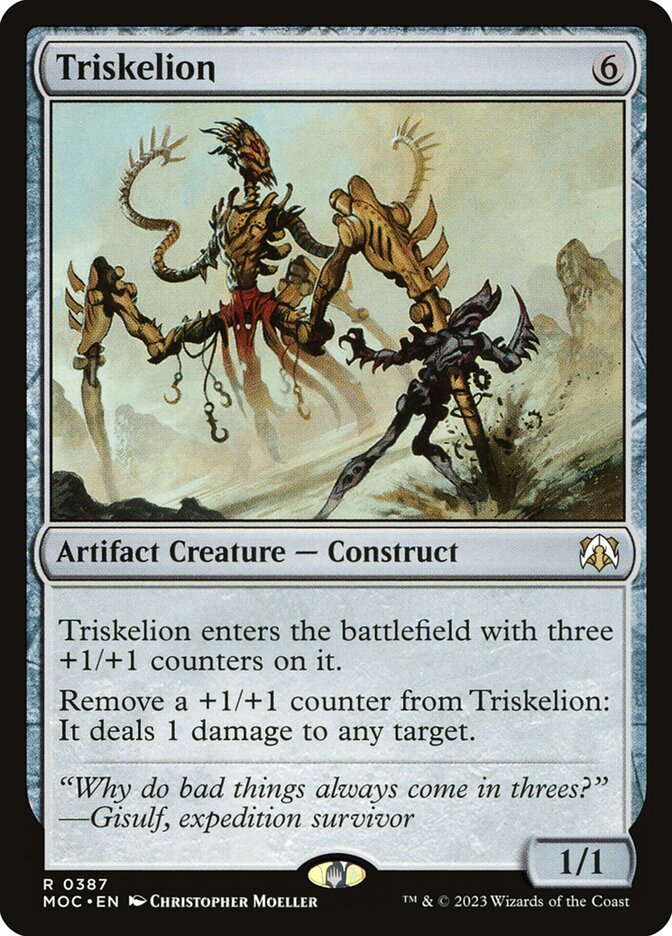 MTG Card Title: Triskelion MOC/387