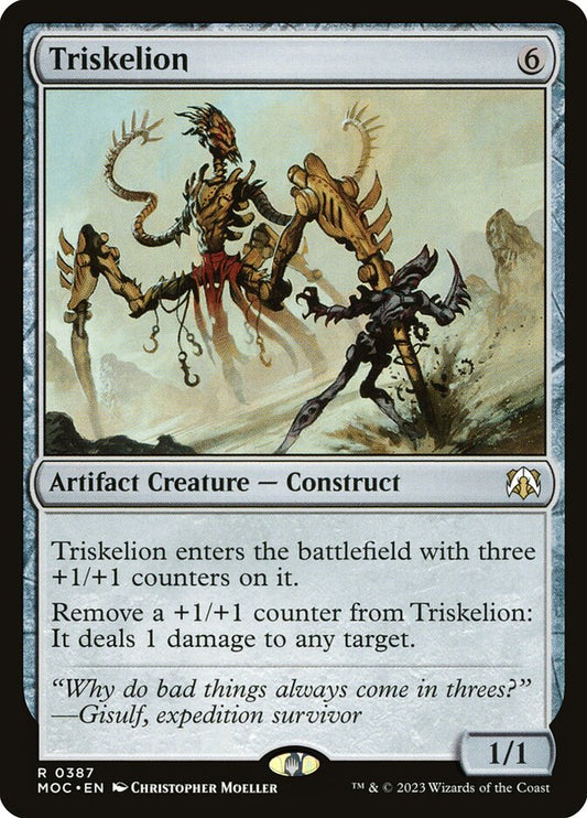 MTG Card Title: Triskelion MOC/387