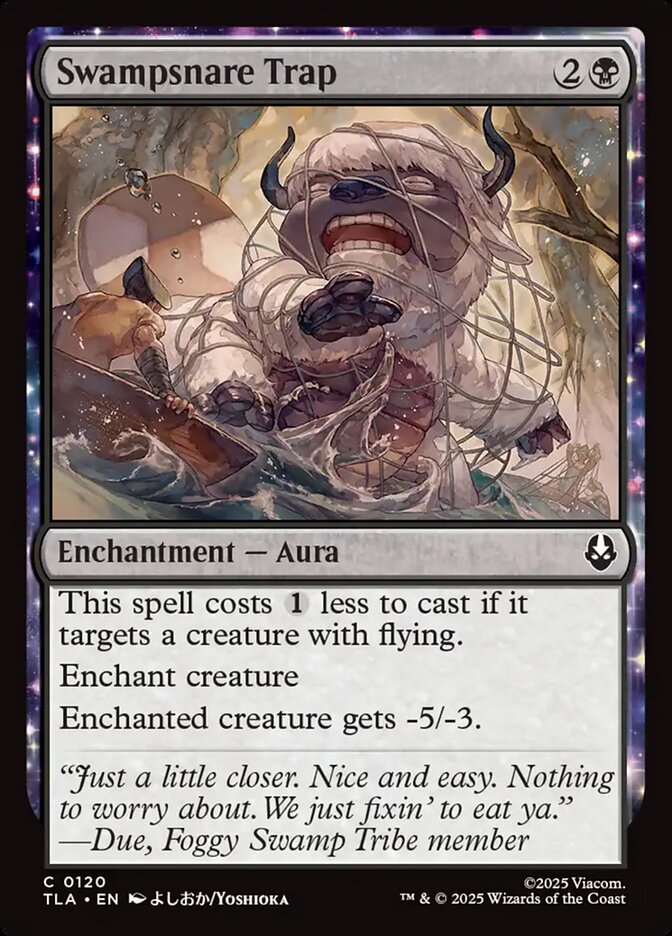 MTG Card Title: Swampsnare Trap TLA/120