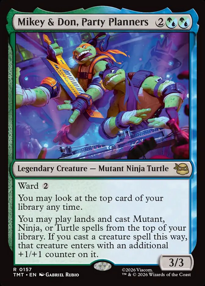 MTG Card Title: Mikey & Don, Party Planners TMT/157