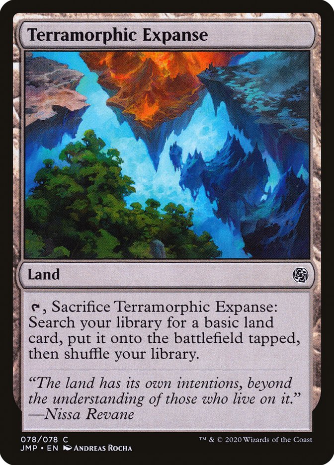 MTG Card Title: Terramorphic Expanse JMP/78