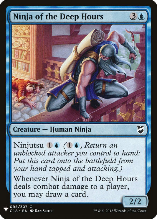 MTG Card Title: Ninja of the Deep Hours PLST/C18-95