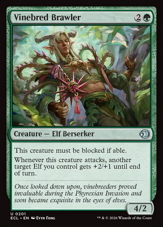 MTG Card Title: Vinebred Brawler ECL/201