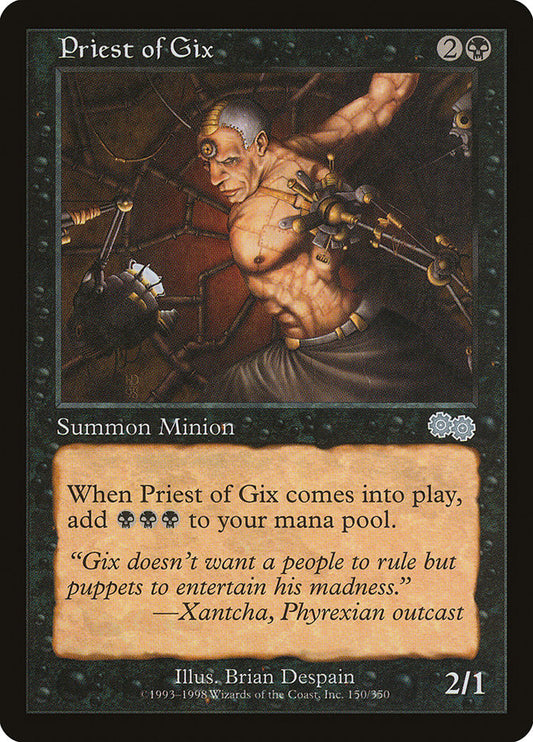 MTG Card Title: Priest of Gix USG/150
