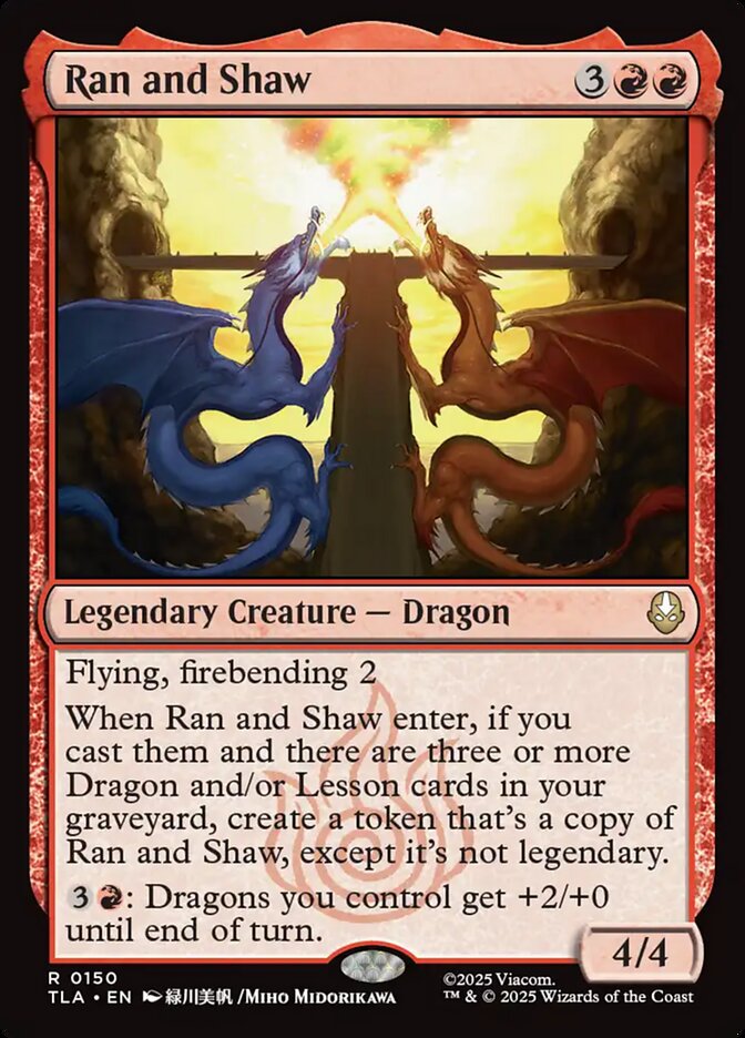 MTG Card Title: Ran and Shaw TLA/150