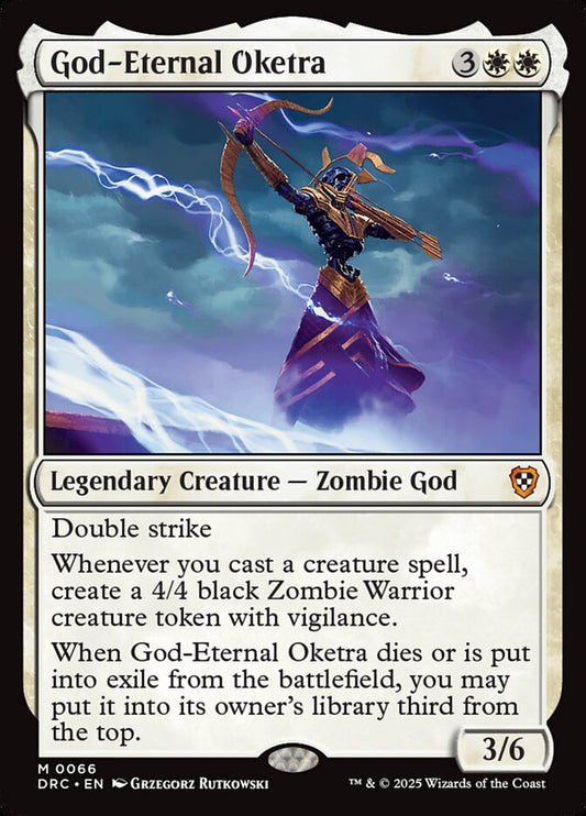 MTG Card Title: God-Eternal Oketra DRC/66
