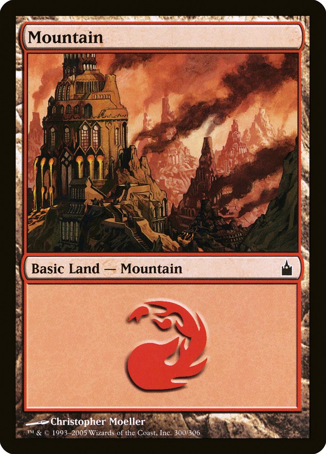 MTG Card Title: Mountain RAV/300