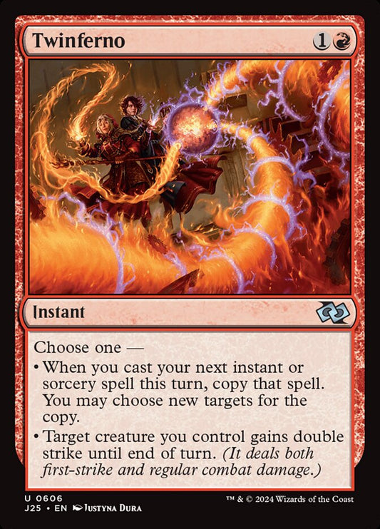 MTG Card Title: Twinferno J25/606