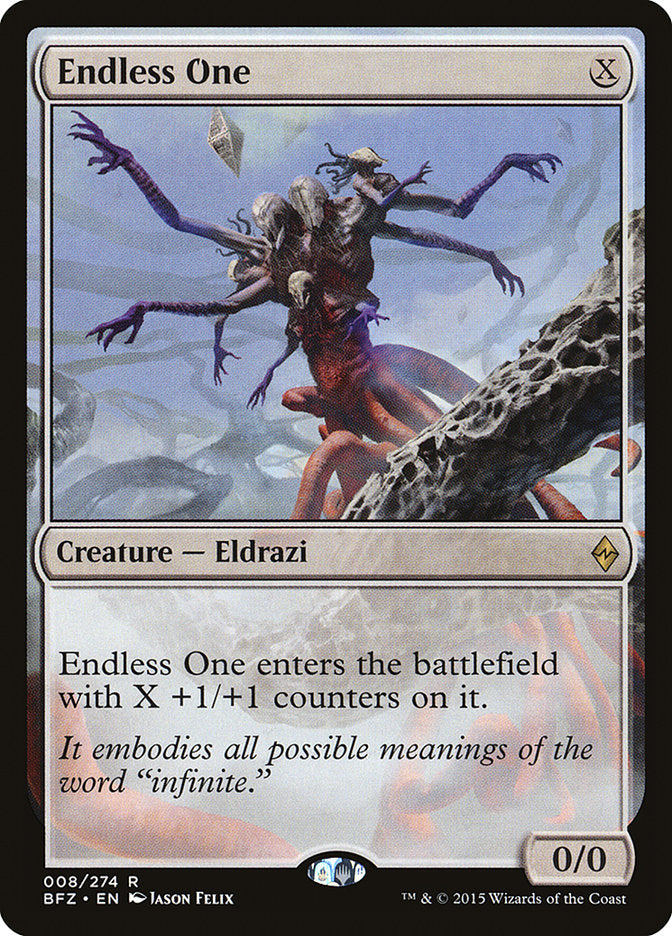 MTG Card Title: Endless One BFZ/8