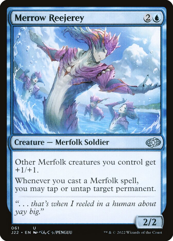 MTG Card Title: Merrow Reejerey J22/61