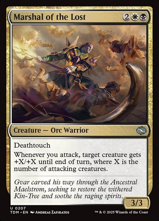 MTG Card Title: Marshal of the Lost TDM/207