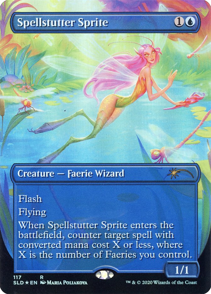 MTG Card Title: Spellstutter Sprite SLD/117