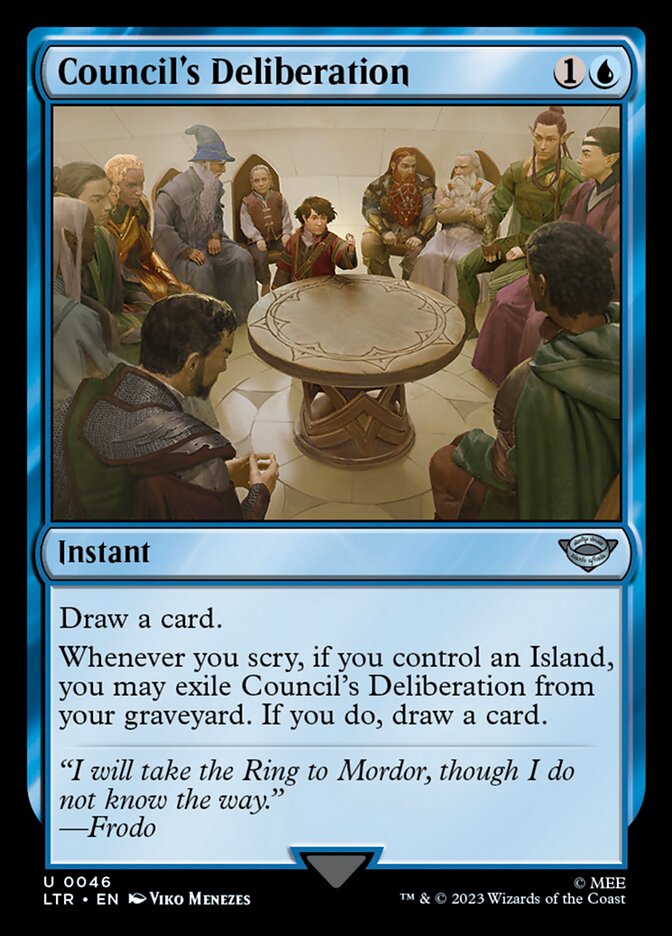 MTG Card Title: Council's Deliberation LTR/46
