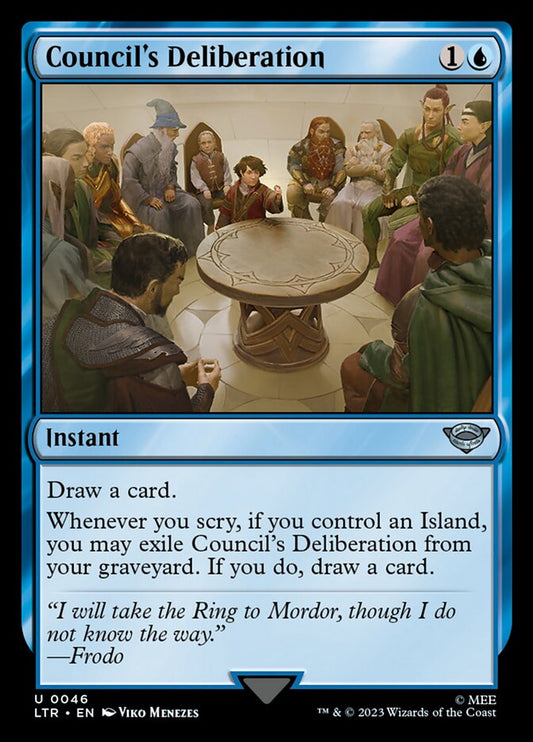 MTG Card Title: Council's Deliberation LTR/46