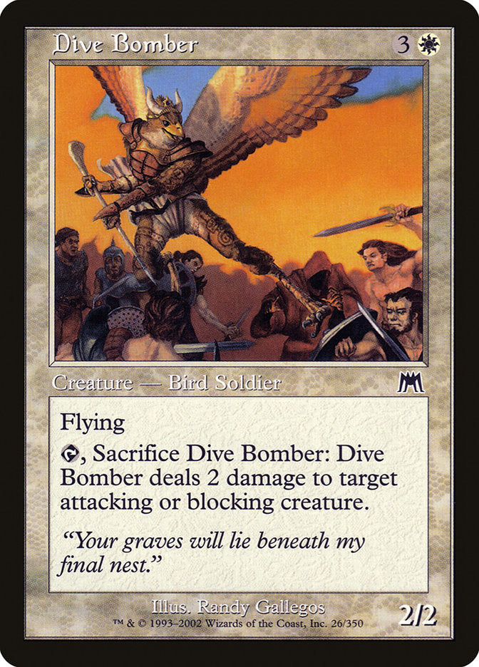 MTG Card Title: Dive Bomber ONS/26