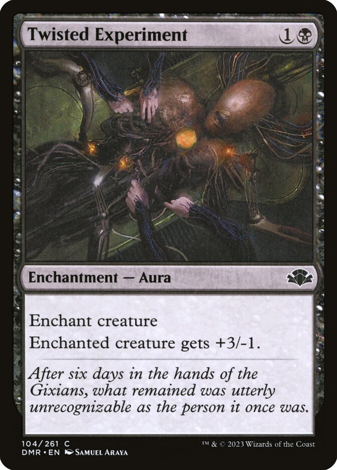 MTG Card Title: Twisted Experiment DMR/104