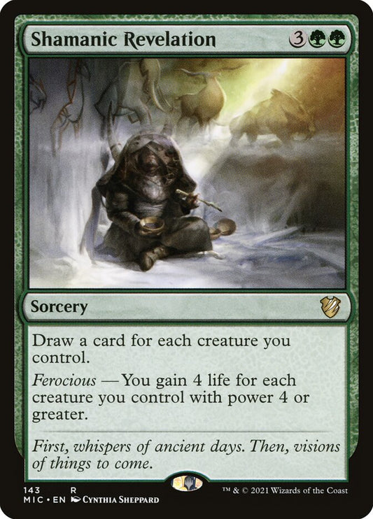 MTG Card Title: Shamanic Revelation MIC/143