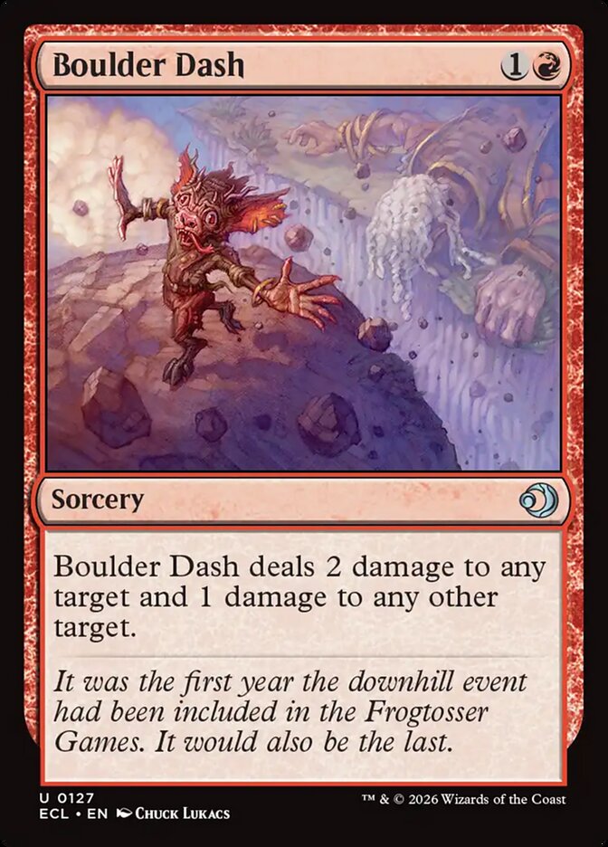 MTG Card Title: Boulder Dash ECL/127
