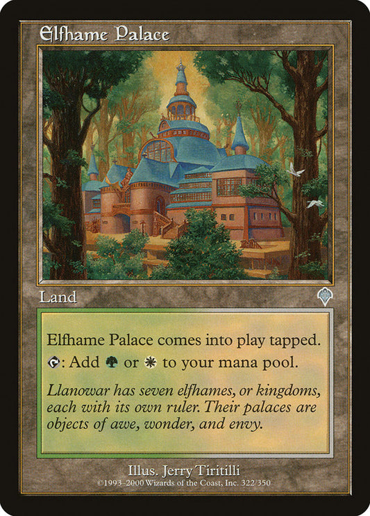 MTG Card Title: Elfhame Palace INV/322