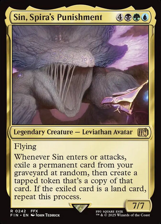 MTG Card Title: Sin, Spira's Punishment FIN/242