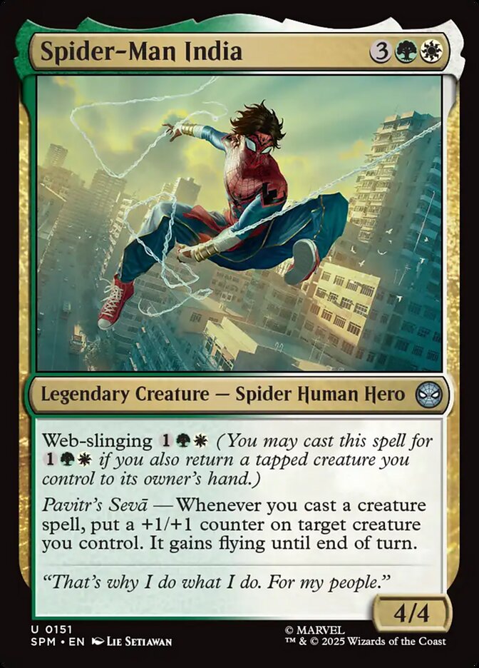 MTG Card Title: Spider-Man India SPM/151