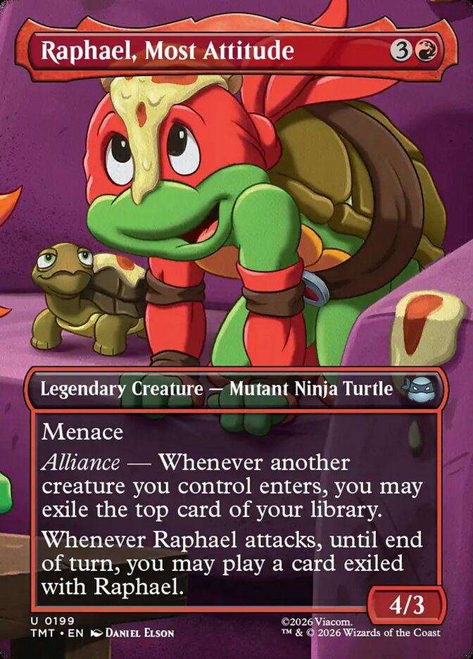 MTG Card Title: Raphael, Most Attitude TMT/199