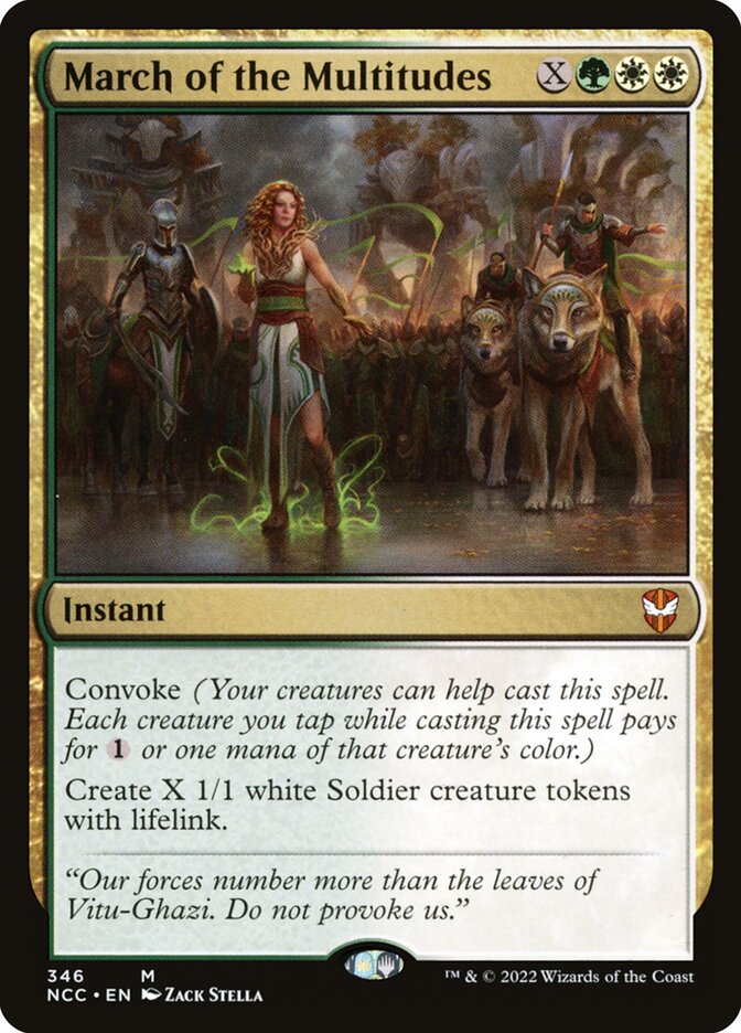 MTG Card Title: March of the Multitudes NCC/346