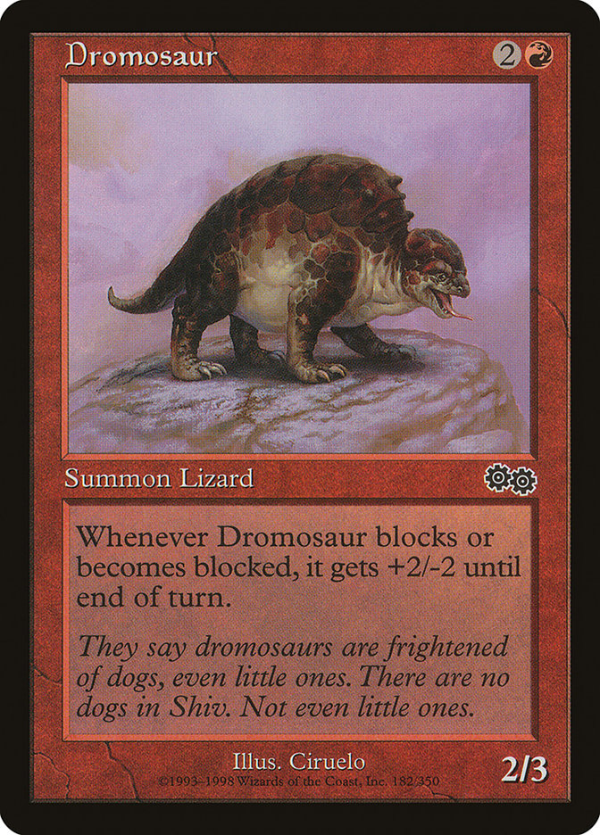 MTG Card Title: Dromosaur USG/182