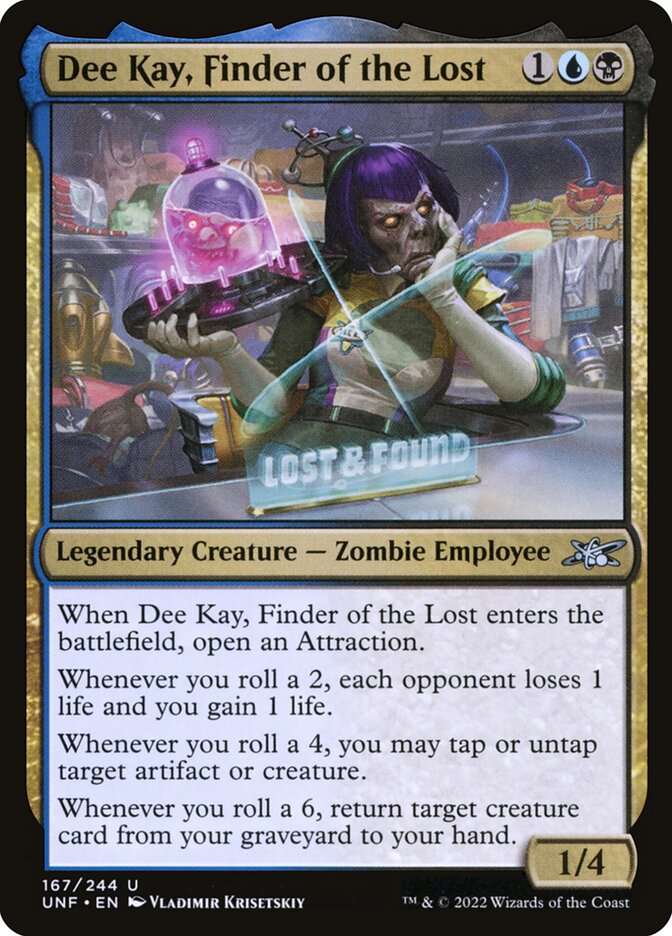 MTG Card Title: Dee Kay, Finder of the Lost UNF/167
