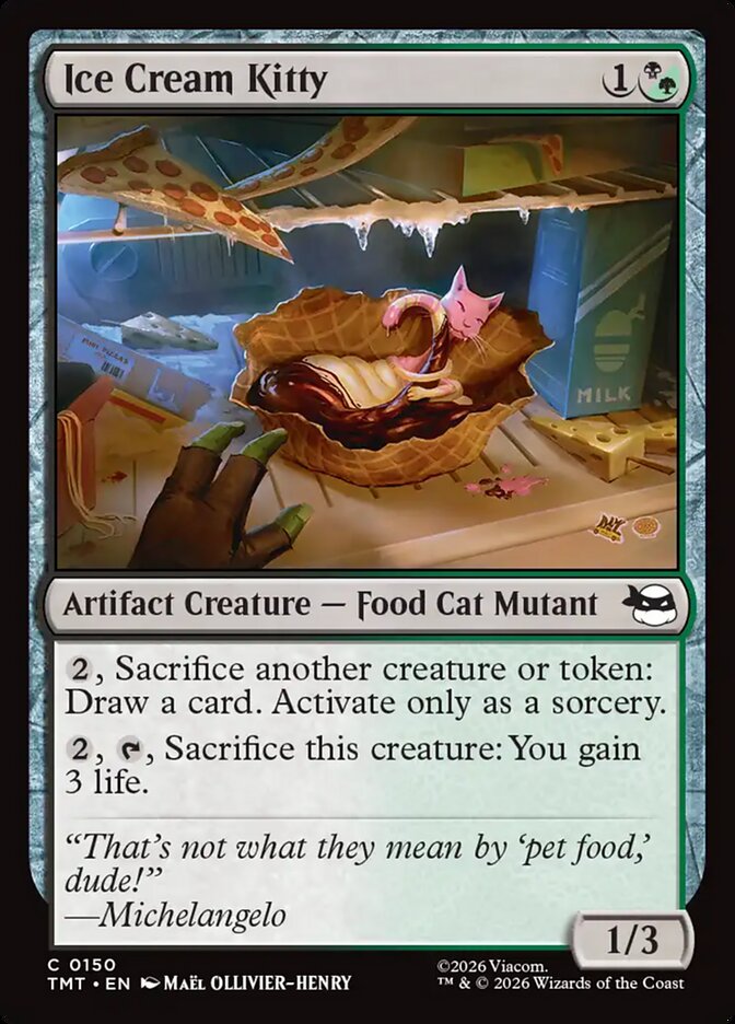 MTG Card Title: Ice Cream Kitty TMT/150