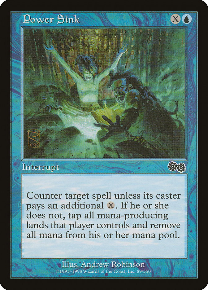 MTG Card Title: Power Sink USG/89