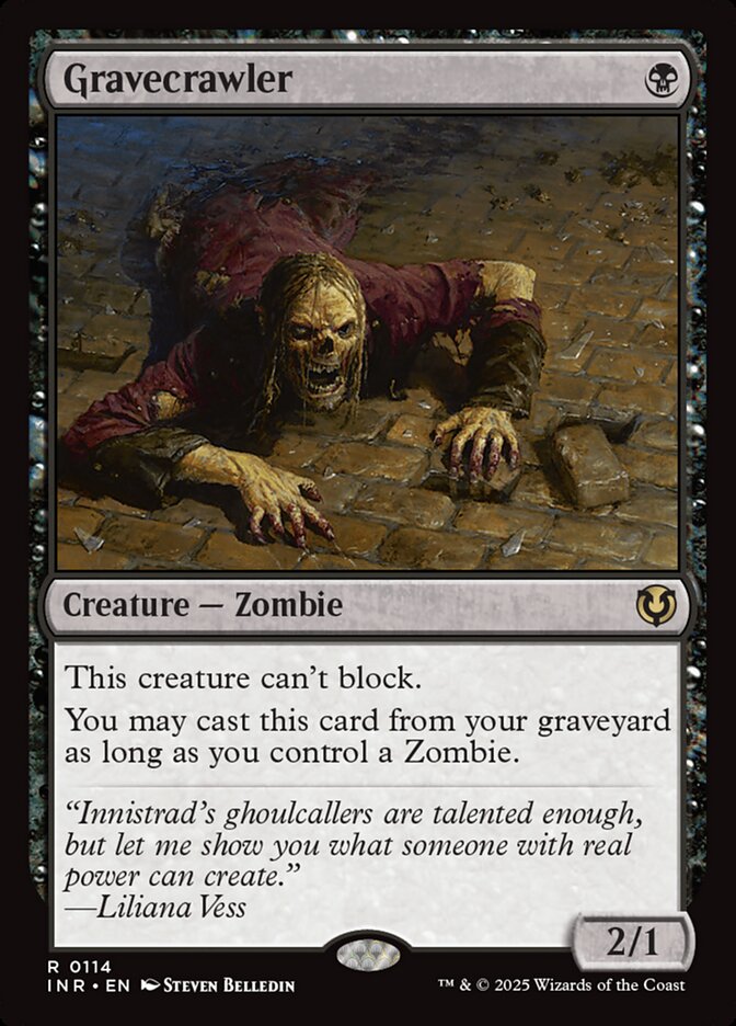 MTG Card Title: Gravecrawler INR/114