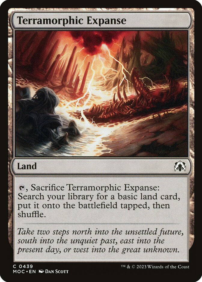 MTG Card Title: Terramorphic Expanse MOC/439