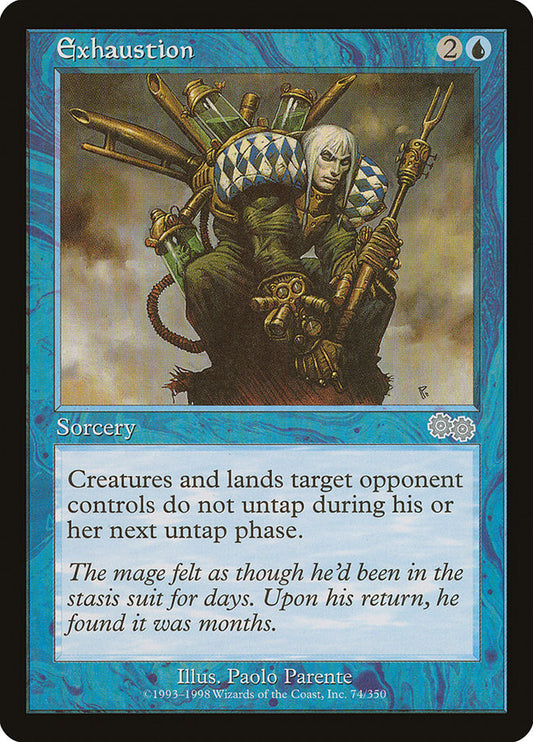 MTG Card Title: Exhaustion USG/74