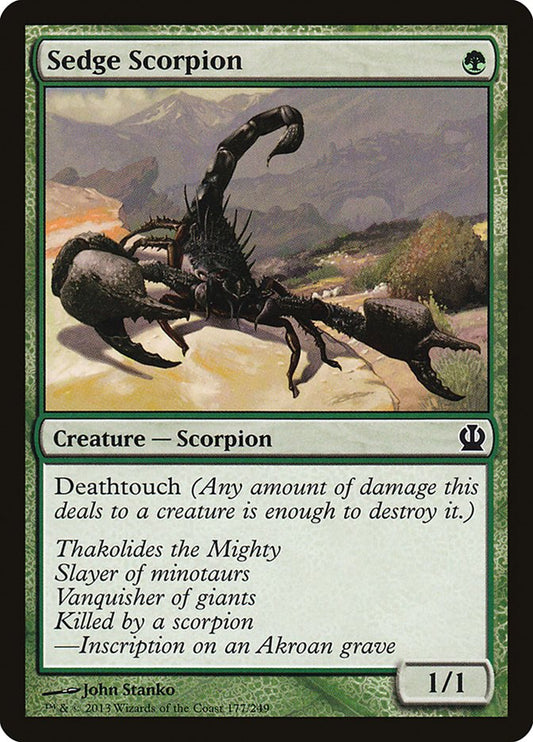 MTG Card Title: Sedge Scorpion THS/177